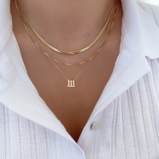 Angel Number Cubic Zirconia Necklace