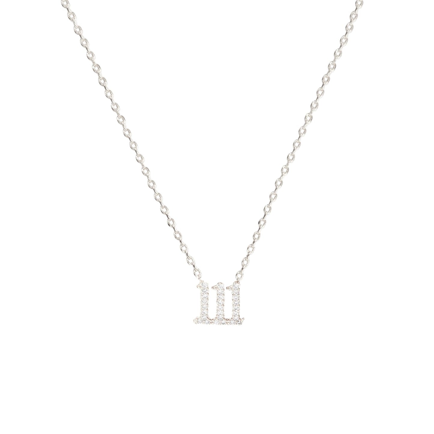 Angel Number Cubic Zirconia Necklace