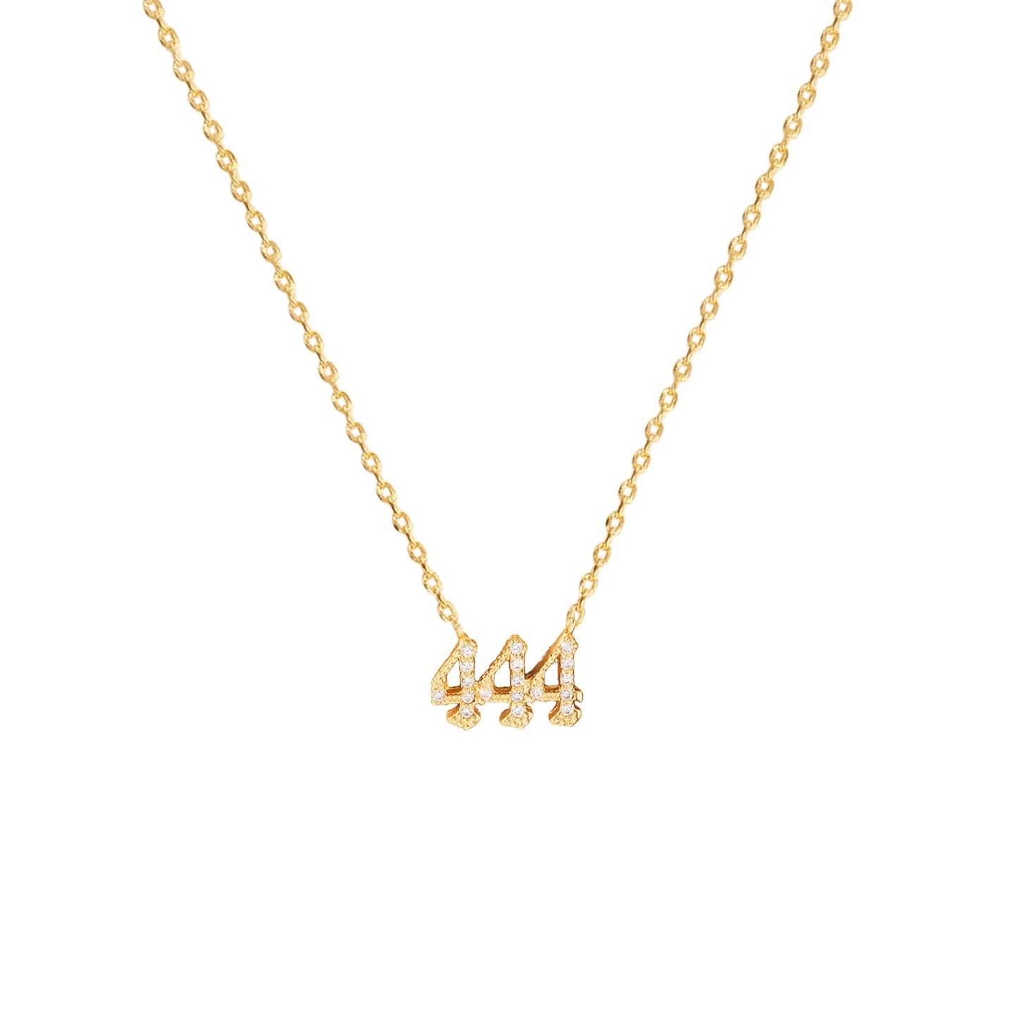 Angel Number Cubic Zirconia Necklace