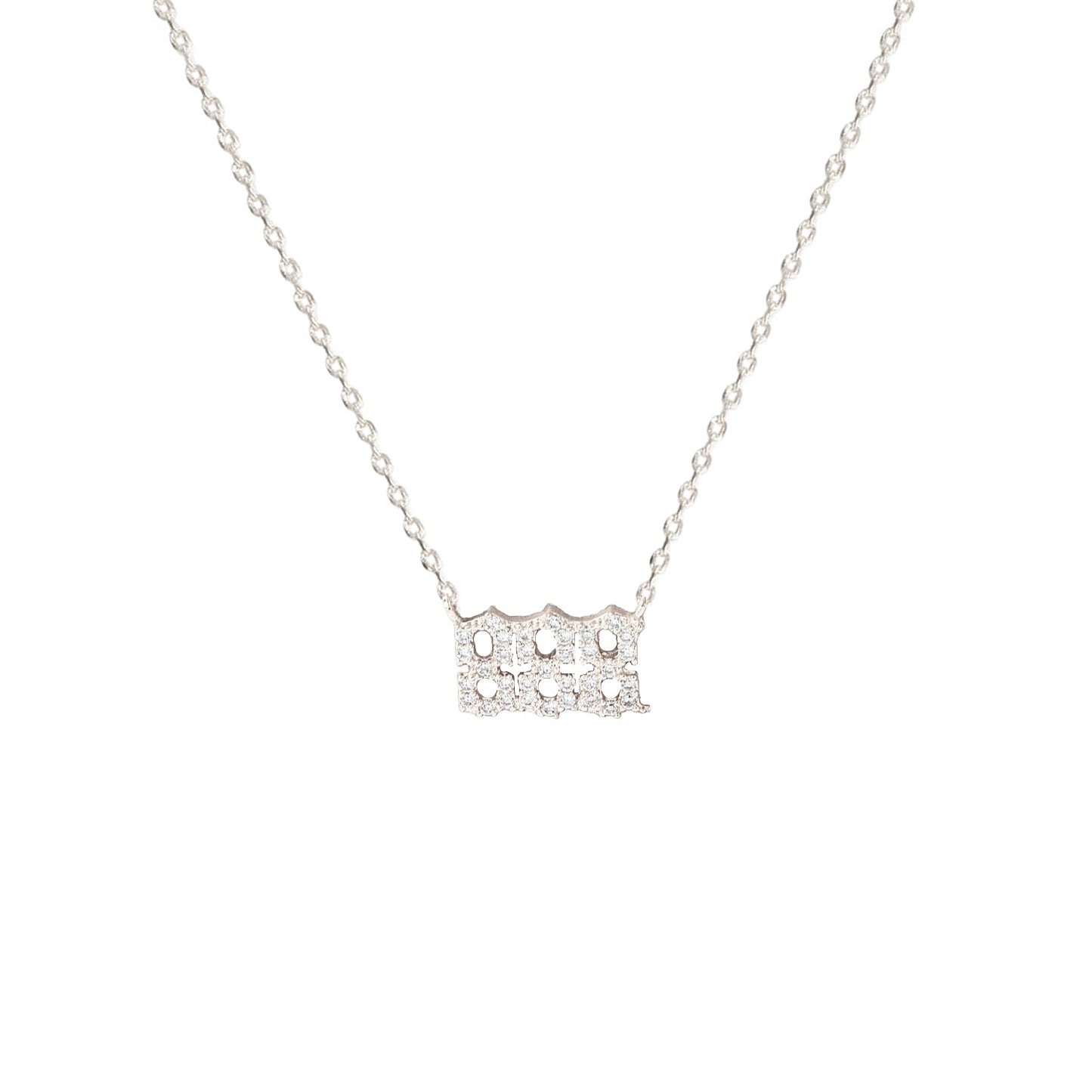 Angel Number Cubic Zirconia Necklace