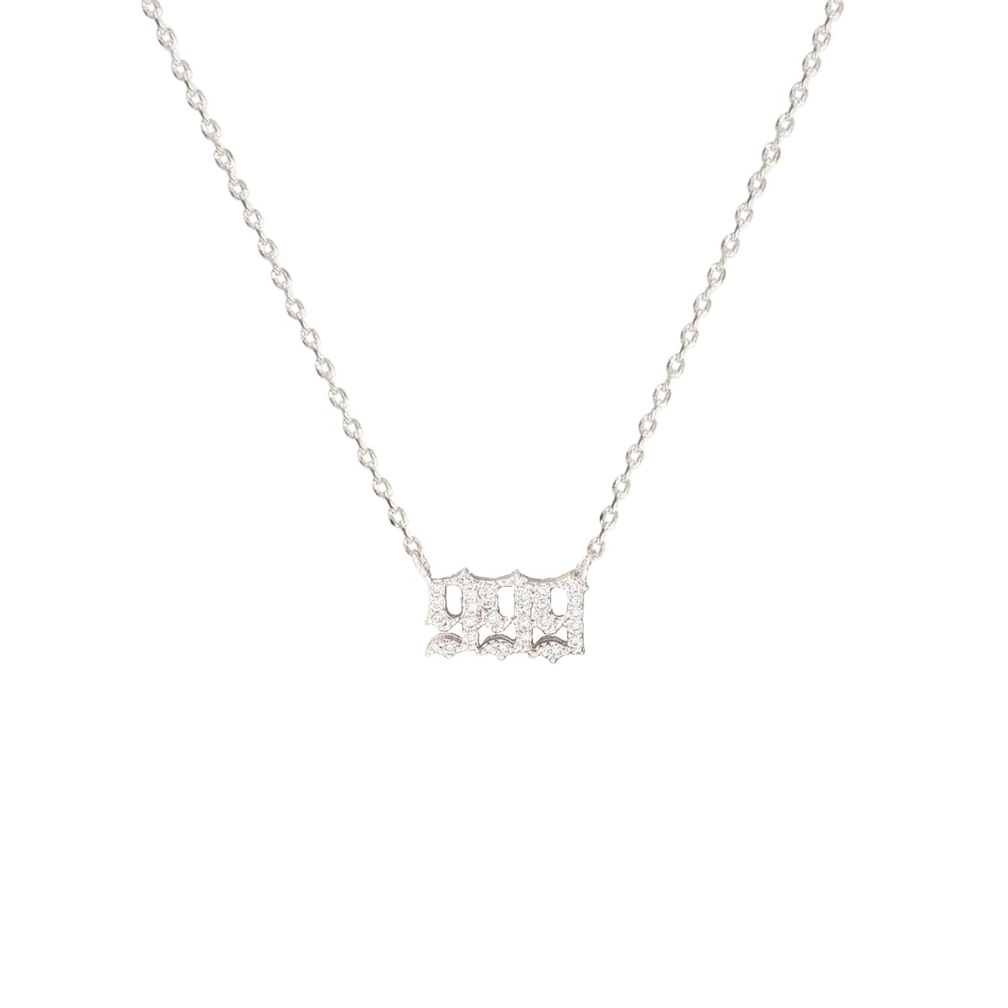Angel Number Cubic Zirconia Necklace