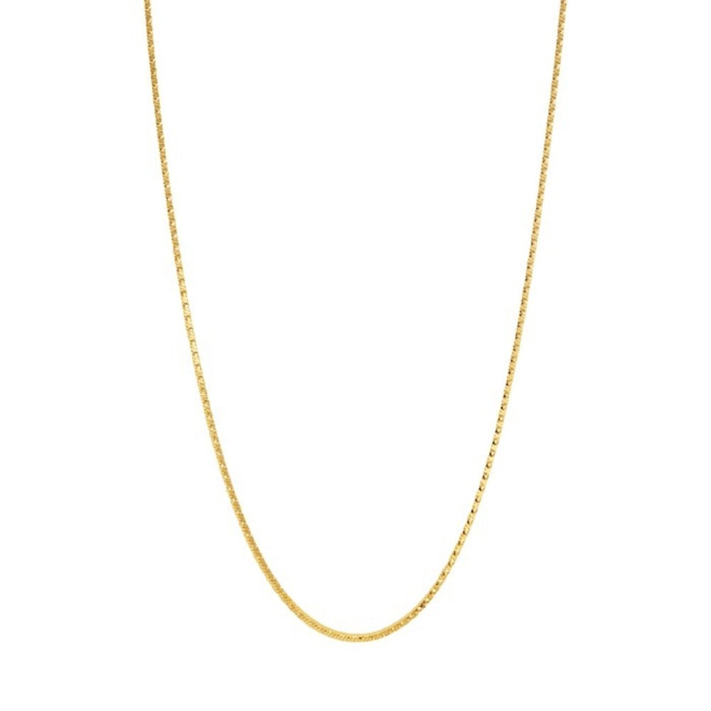Thin Box Chain Choker 925 Necklace