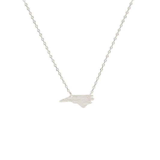 North Carolina State Map Necklace