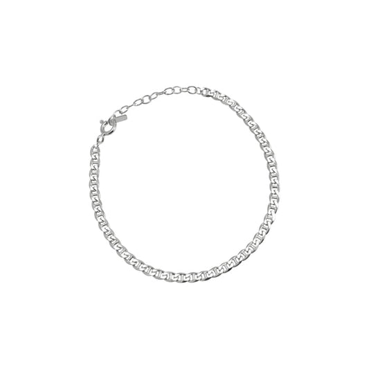 Anchor Chain 925 Silver Bracelet