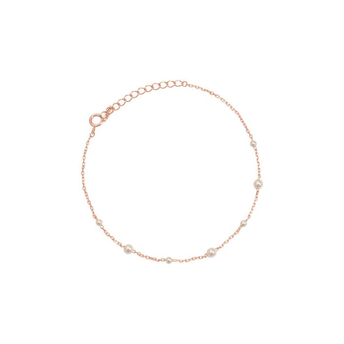 Mini Freshwater Pearl Station 925 Bracelet