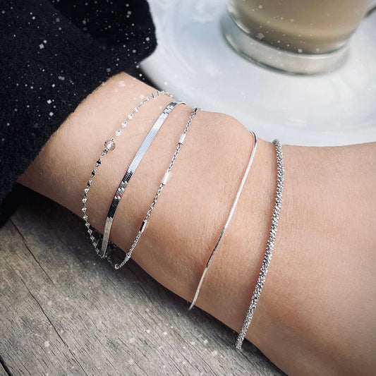 Bar Station 925 Silver Bracelet