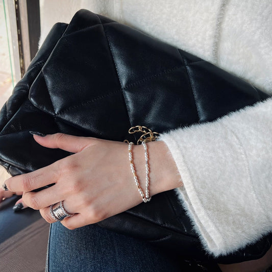 Freshwater Pearl Station 925 Bracelet