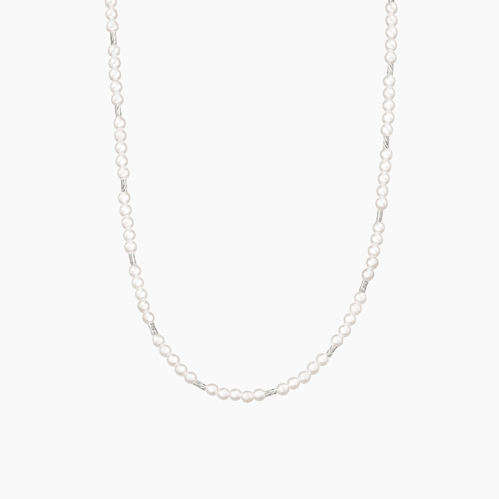 Freshwater Pearl Station Bar 925 Silver