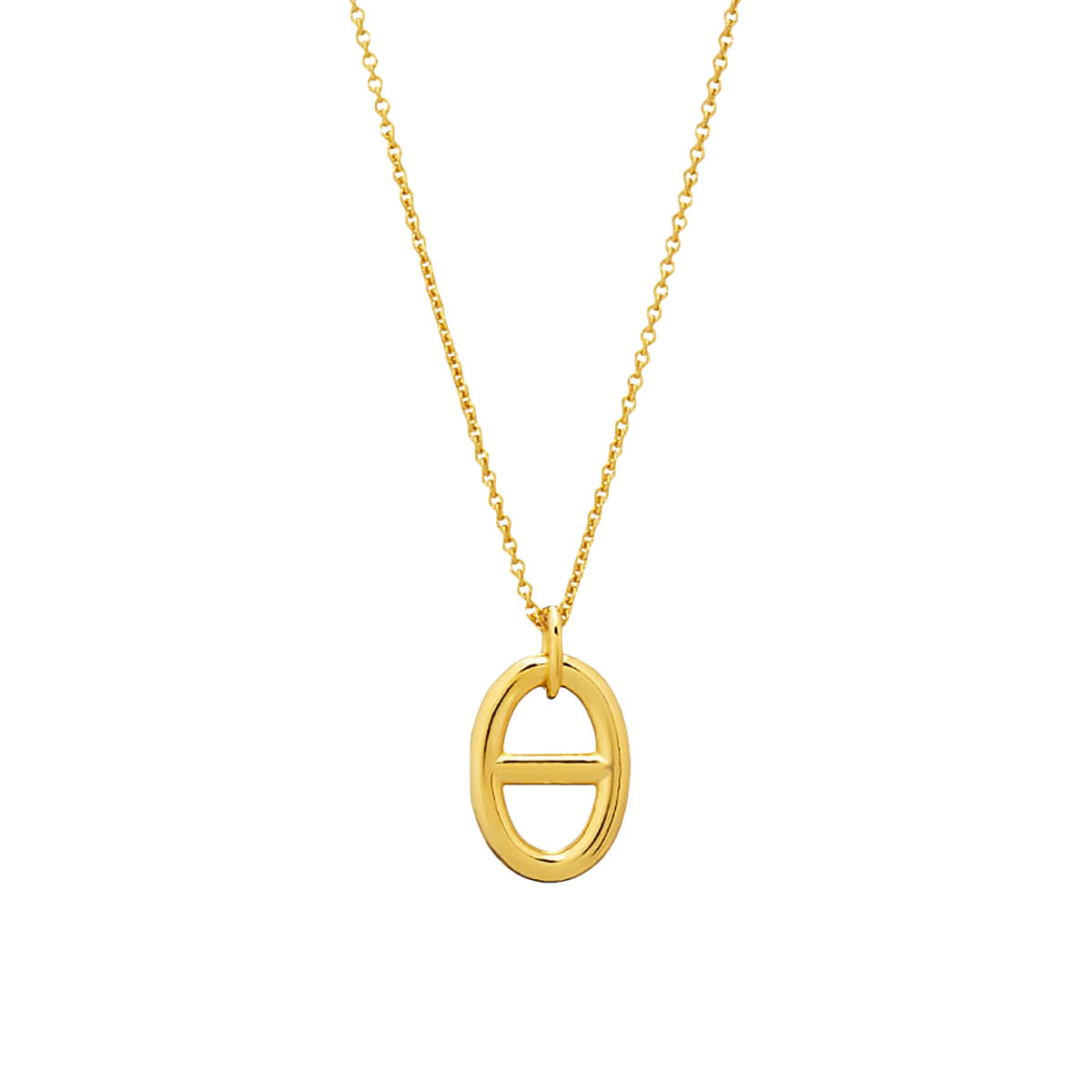 Pig Nose Pendant Long Chain Necklace