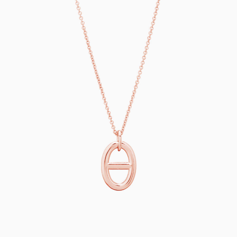 Pig Nose Pendant Long Chain Necklace