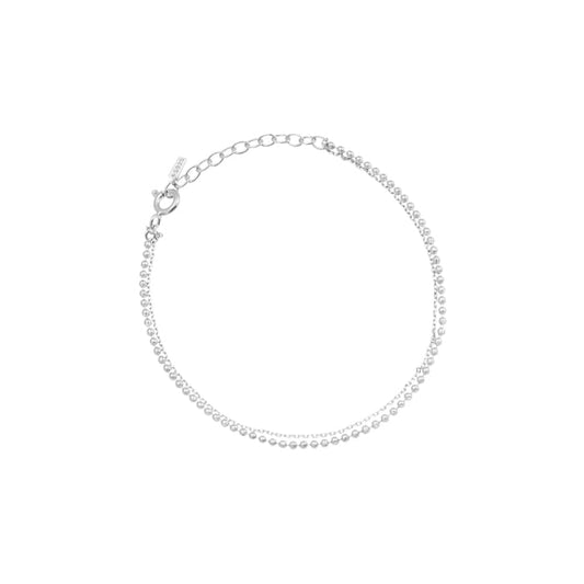 Tiny Dot Ball Layered Chain Bracelet