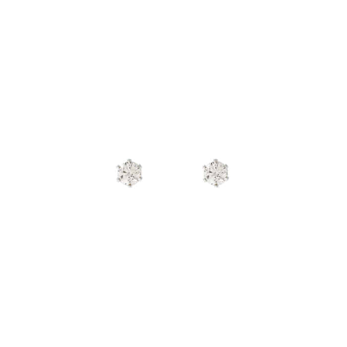 Cubic Zirconia 3mm 925 Silver Stud Earrings