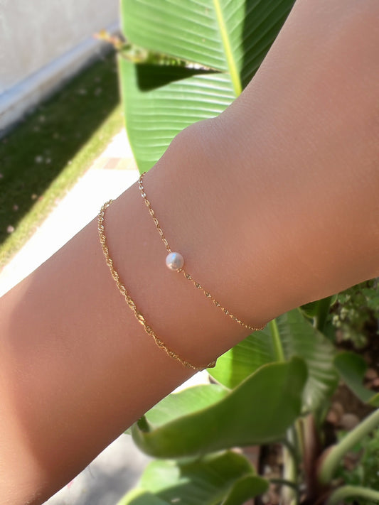 Freshwater Pearl Tiny pig nose Bracelet