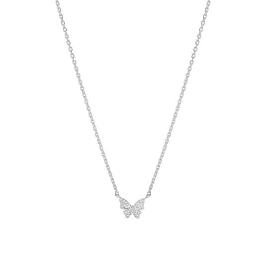 Butterfly Cubic Zirconia 925 Necklace