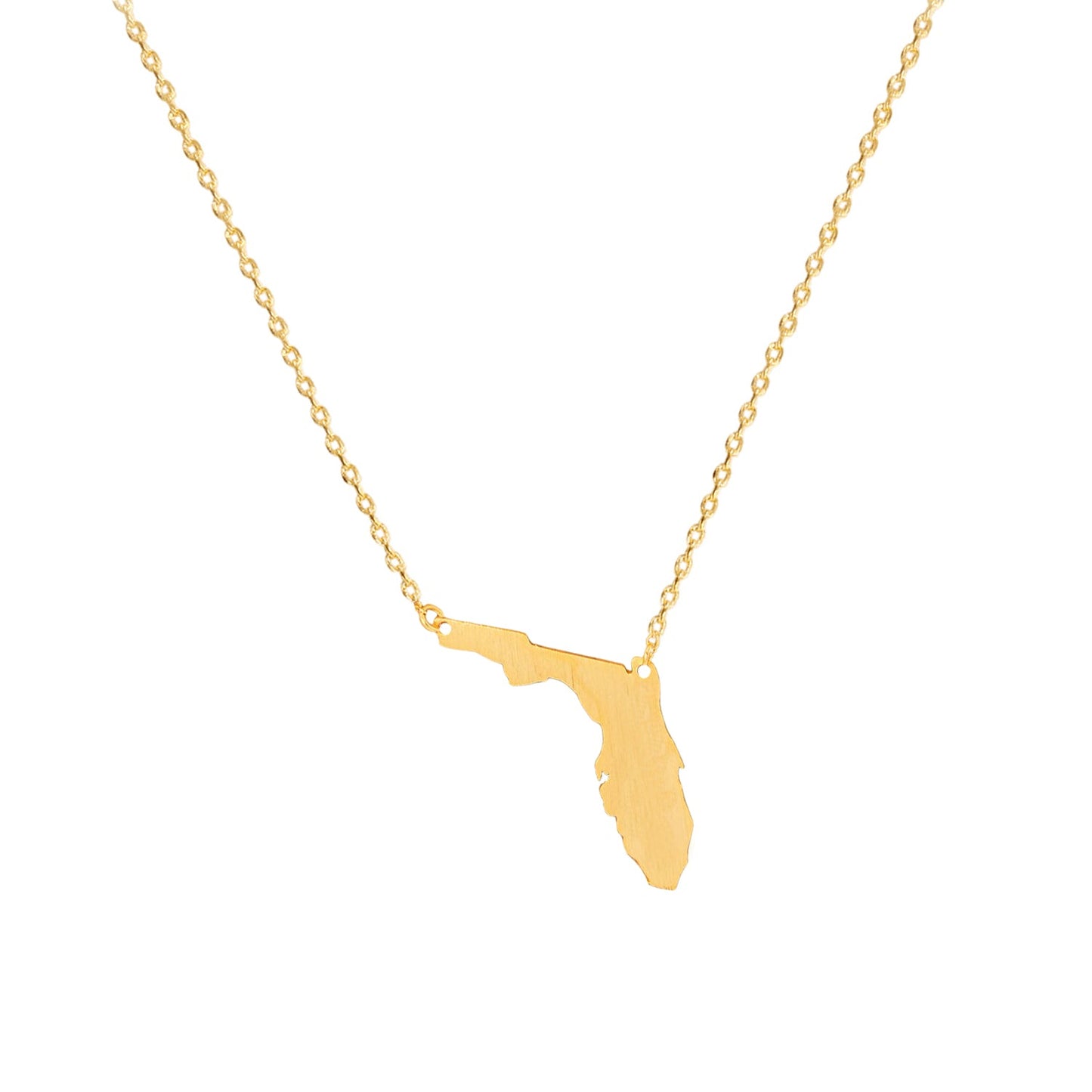 Florida State Map Necklace