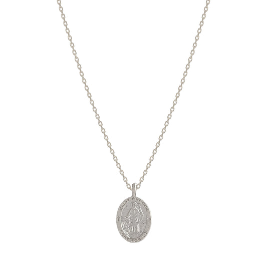 Medallion Pray For Us St Patrick Necklace