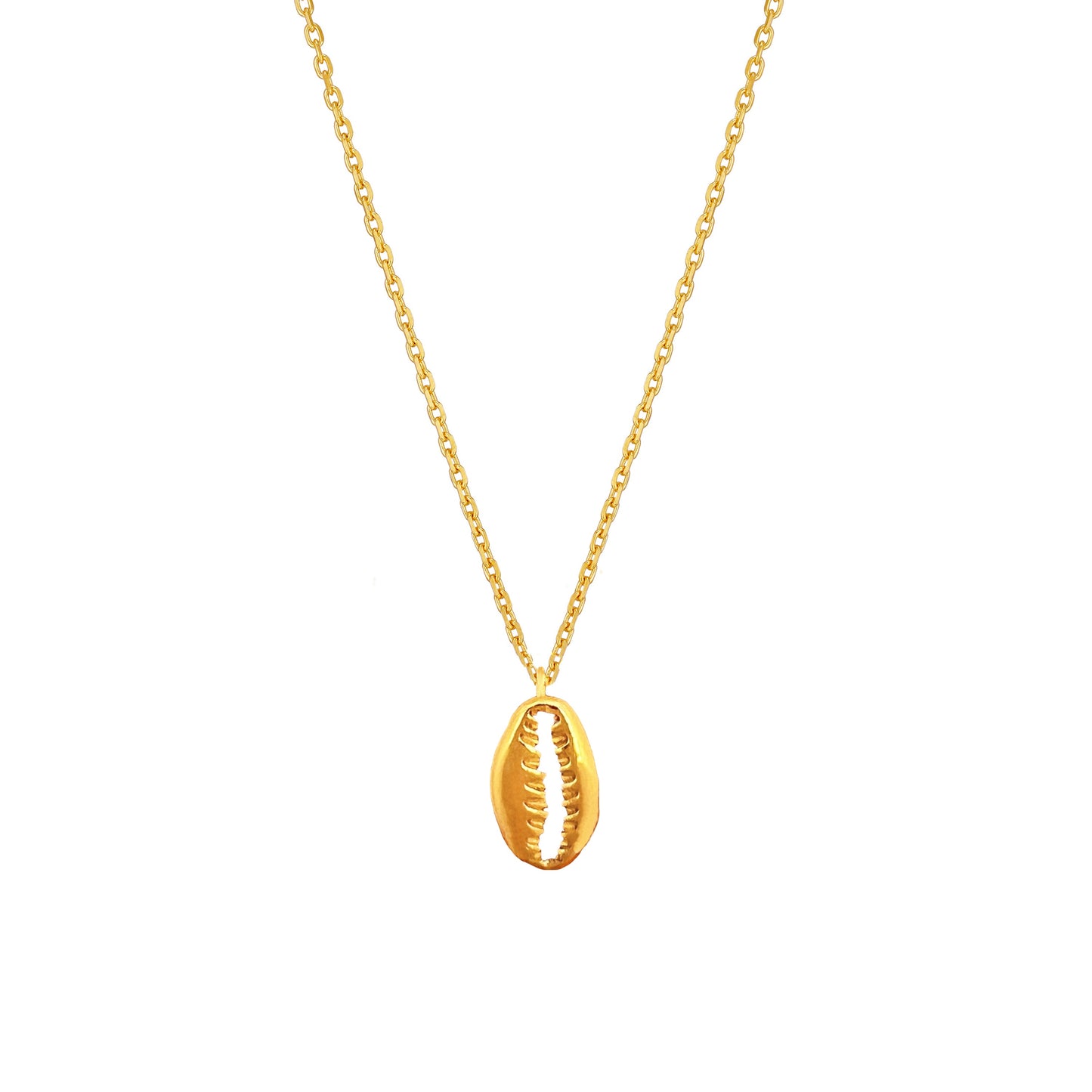 Cowrie Shell Seashell Pendant Necklace