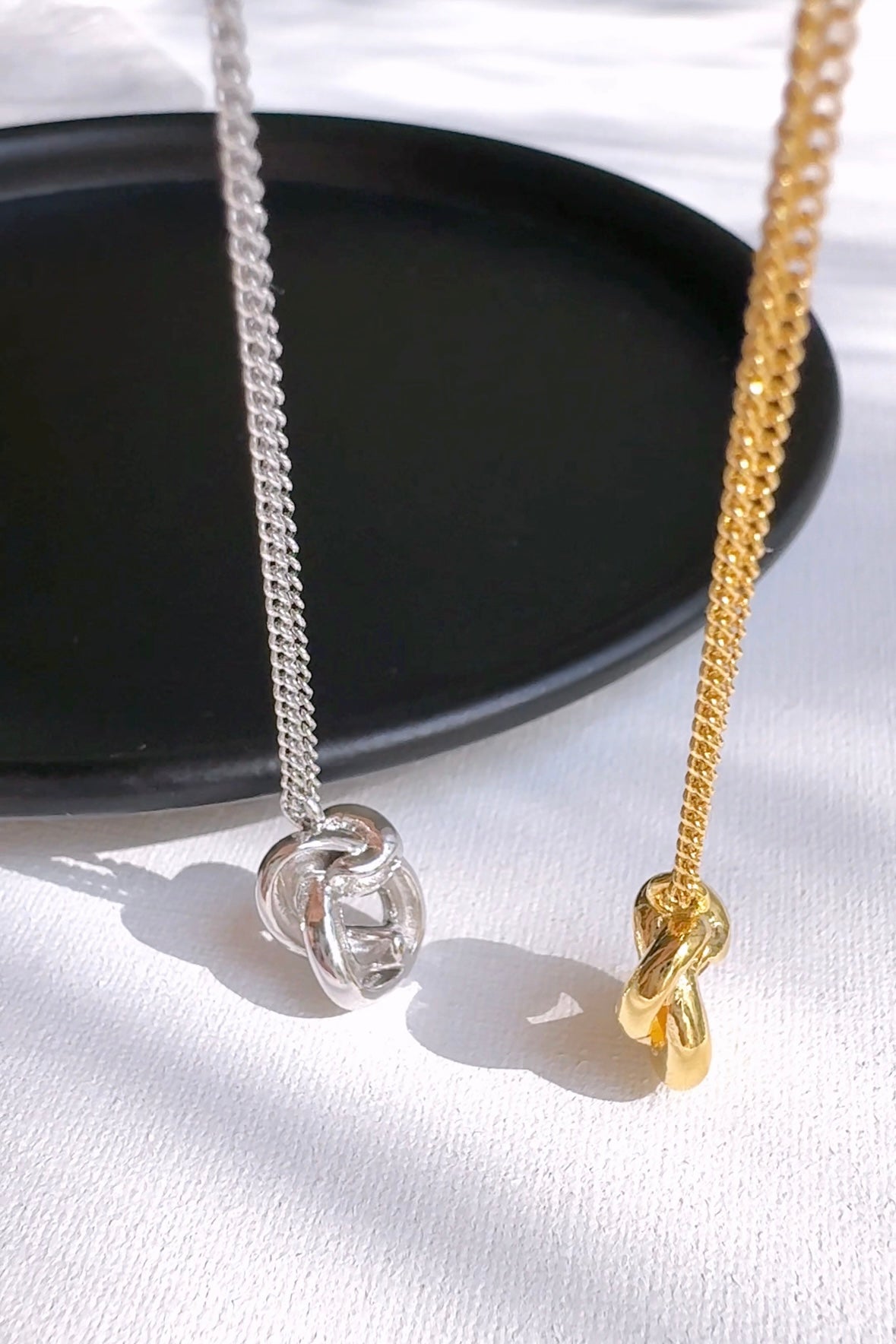 Love Knot Infinity Necklace