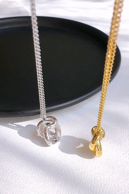 Love Knot Infinity Necklace