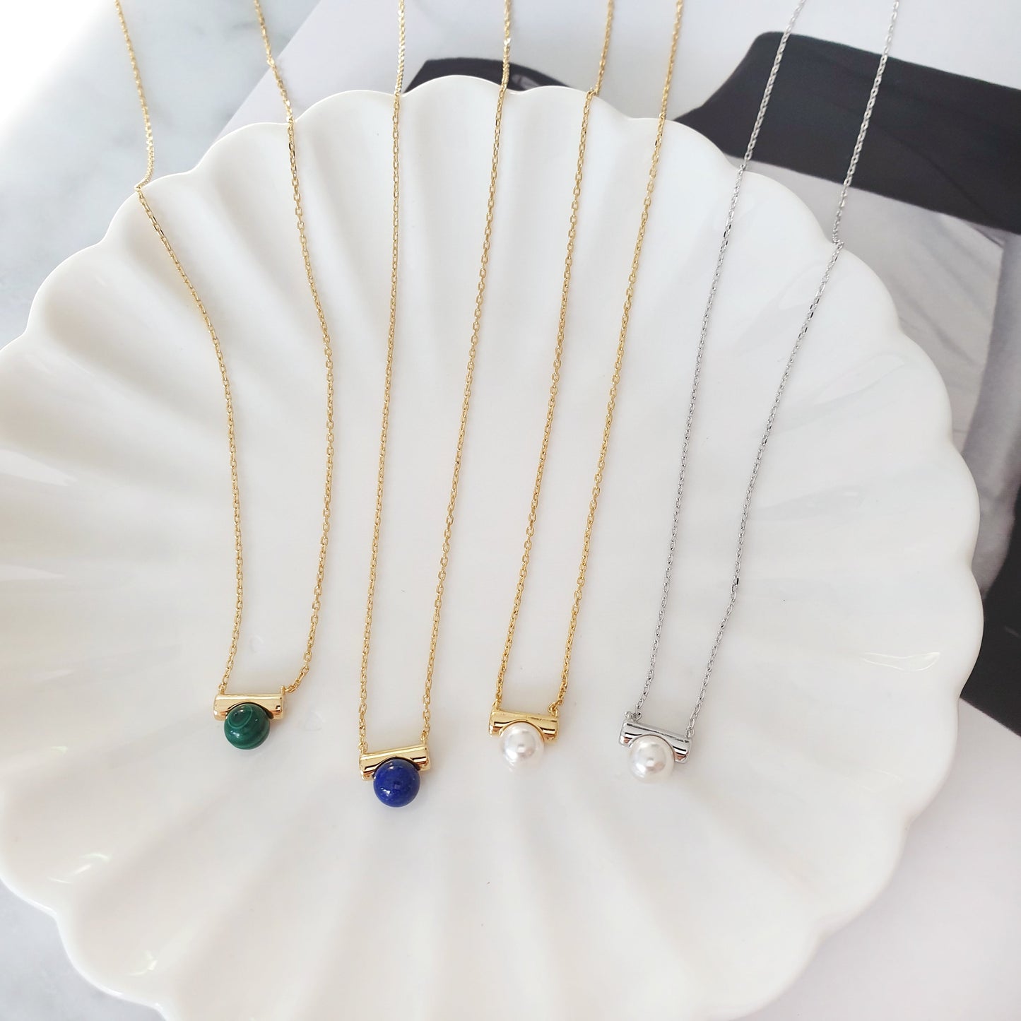 Freshwater Pearl Bar Necklace