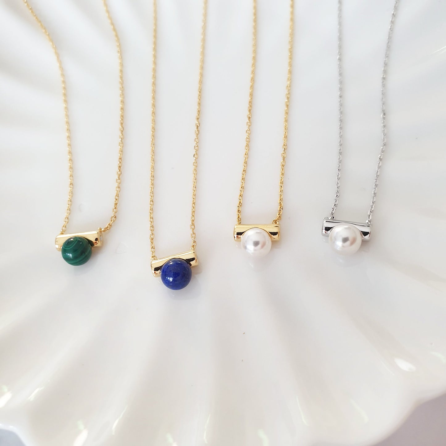 Freshwater Pearl Bar Necklace