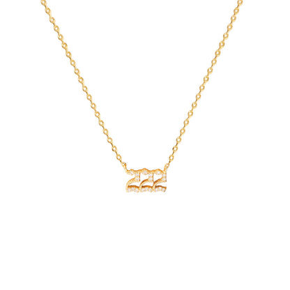 Angel Number Cubic Zirconia Necklace
