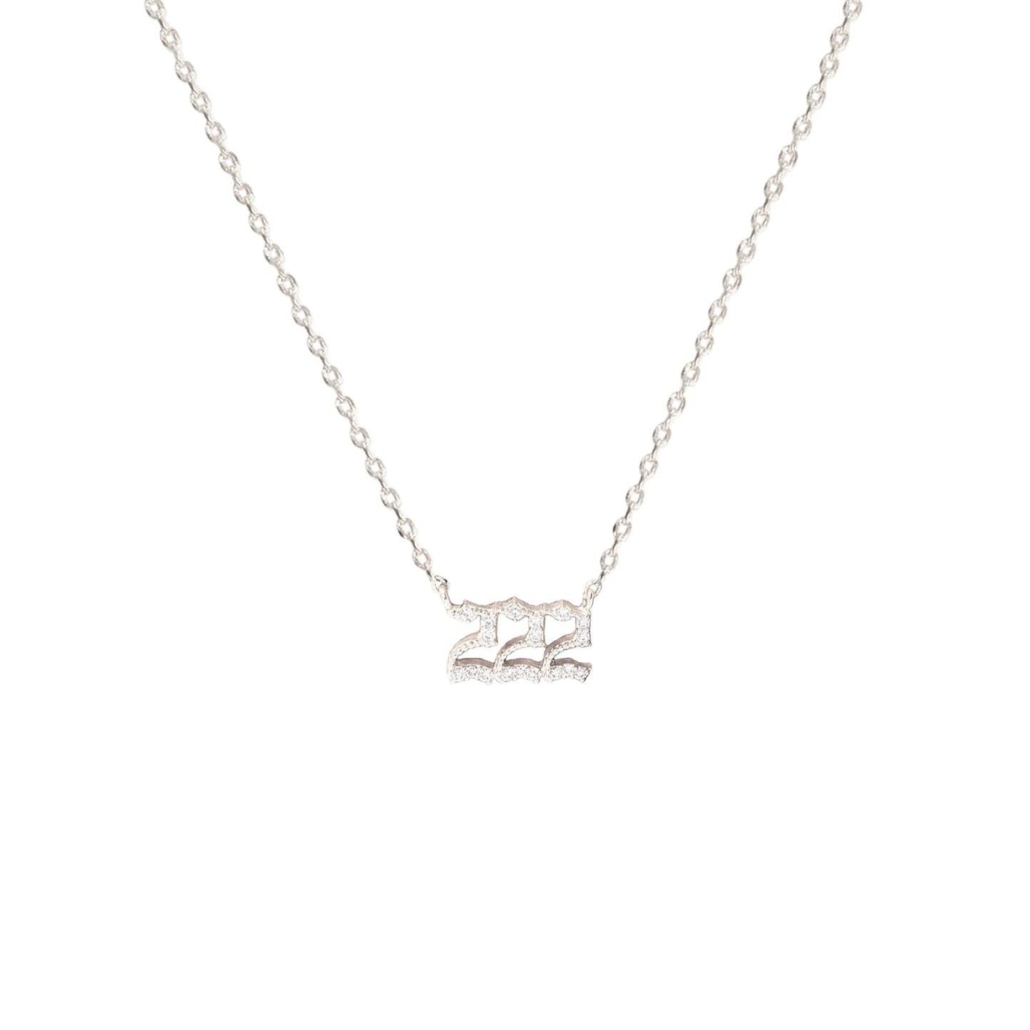 Angel Number Cubic Zirconia Necklace