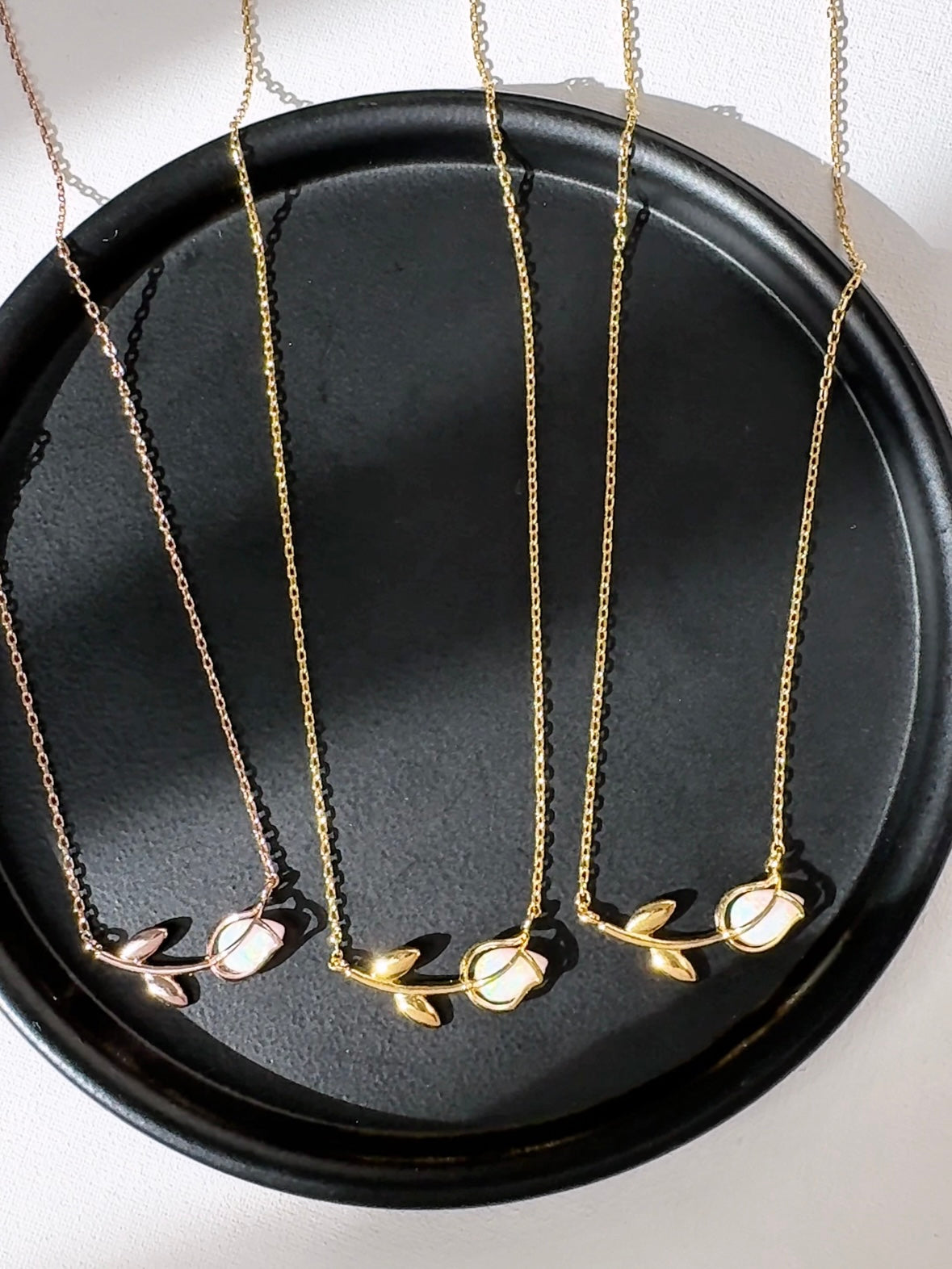 Opal Tulip Wrap Necklace