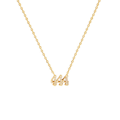 Angel Number Cubic Zirconia Necklace