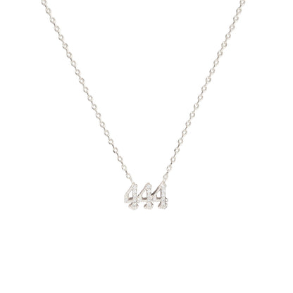 Angel Number Cubic Zirconia Necklace