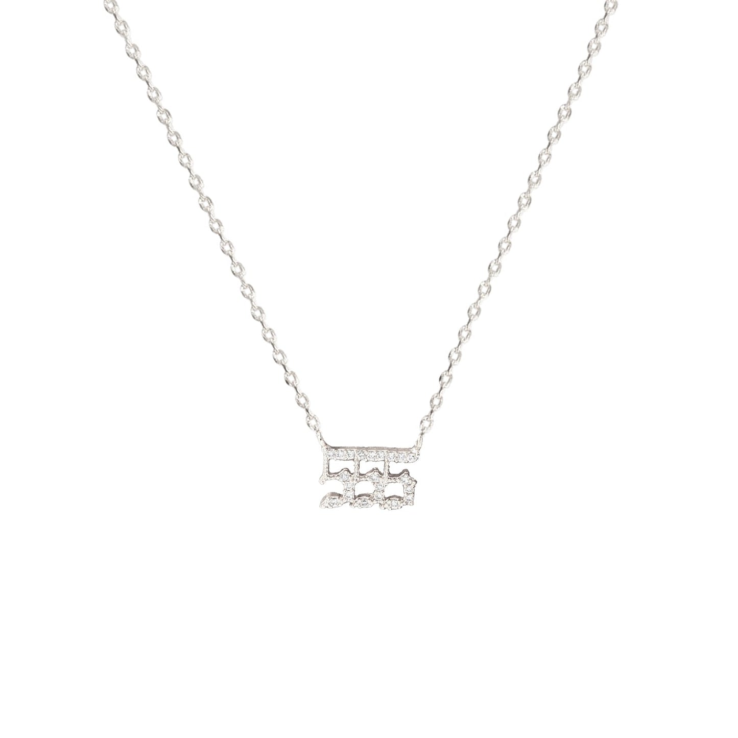 Angel Number Cubic Zirconia Necklace
