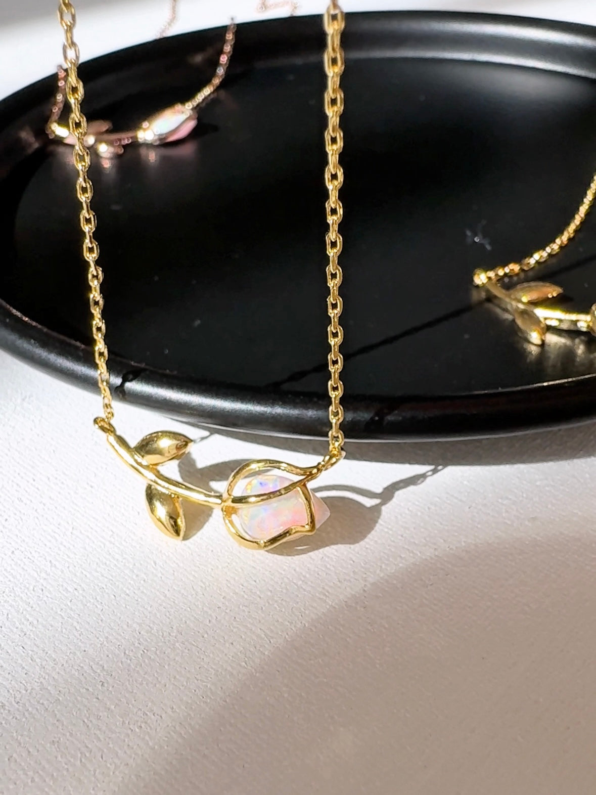 Opal Tulip Wrap Necklace