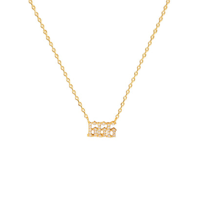 Angel Number Cubic Zirconia Necklace