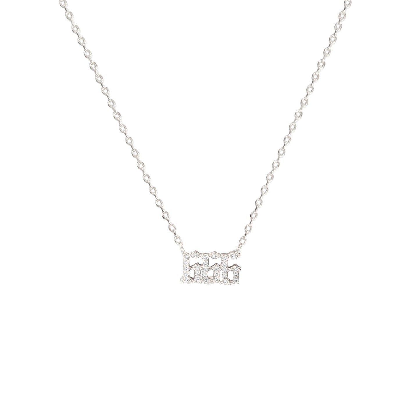 Angel Number Cubic Zirconia Necklace