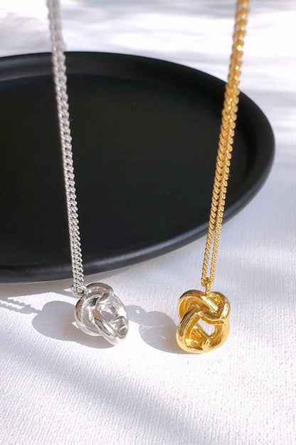 Love Knot Infinity Necklace