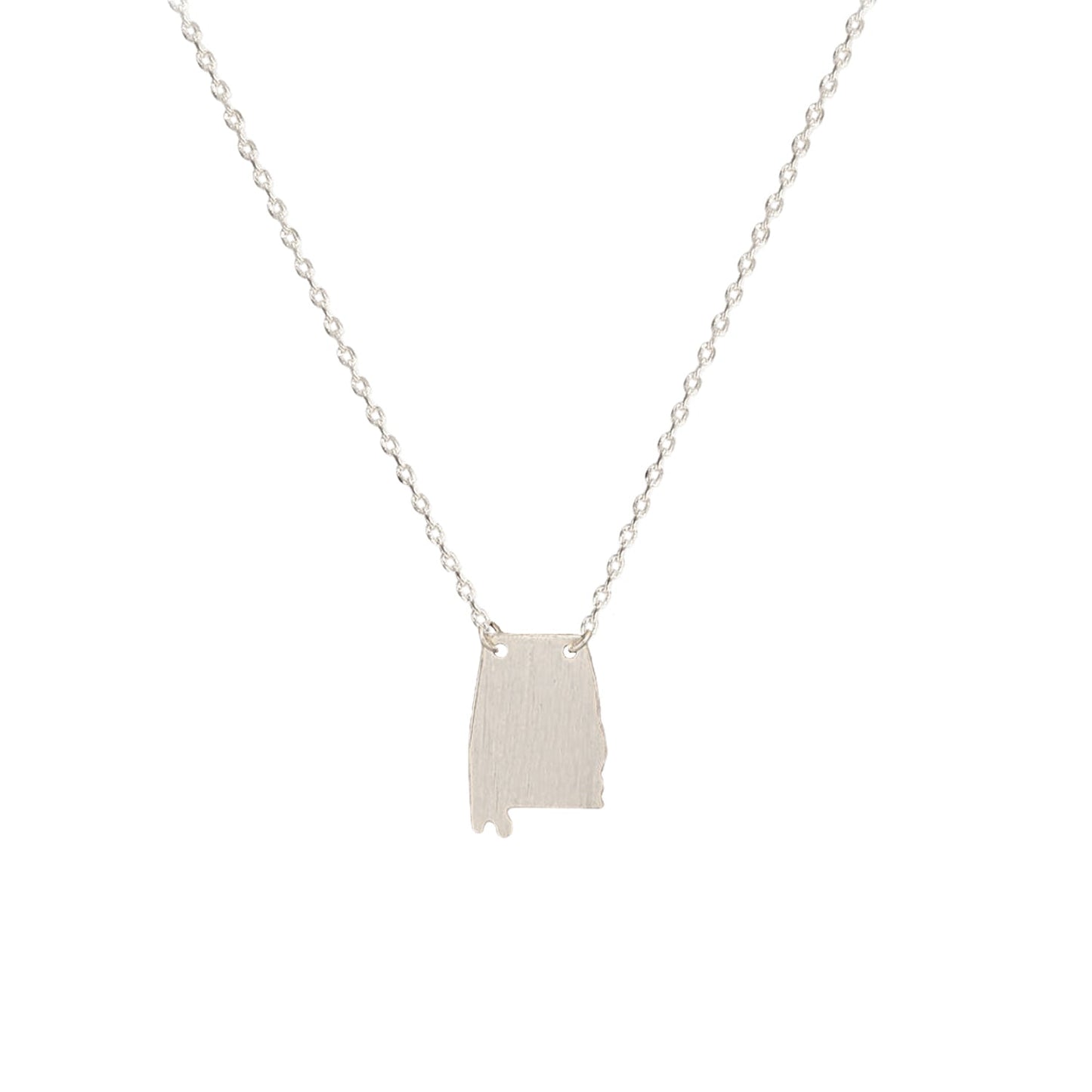 Alabama State Map Necklace