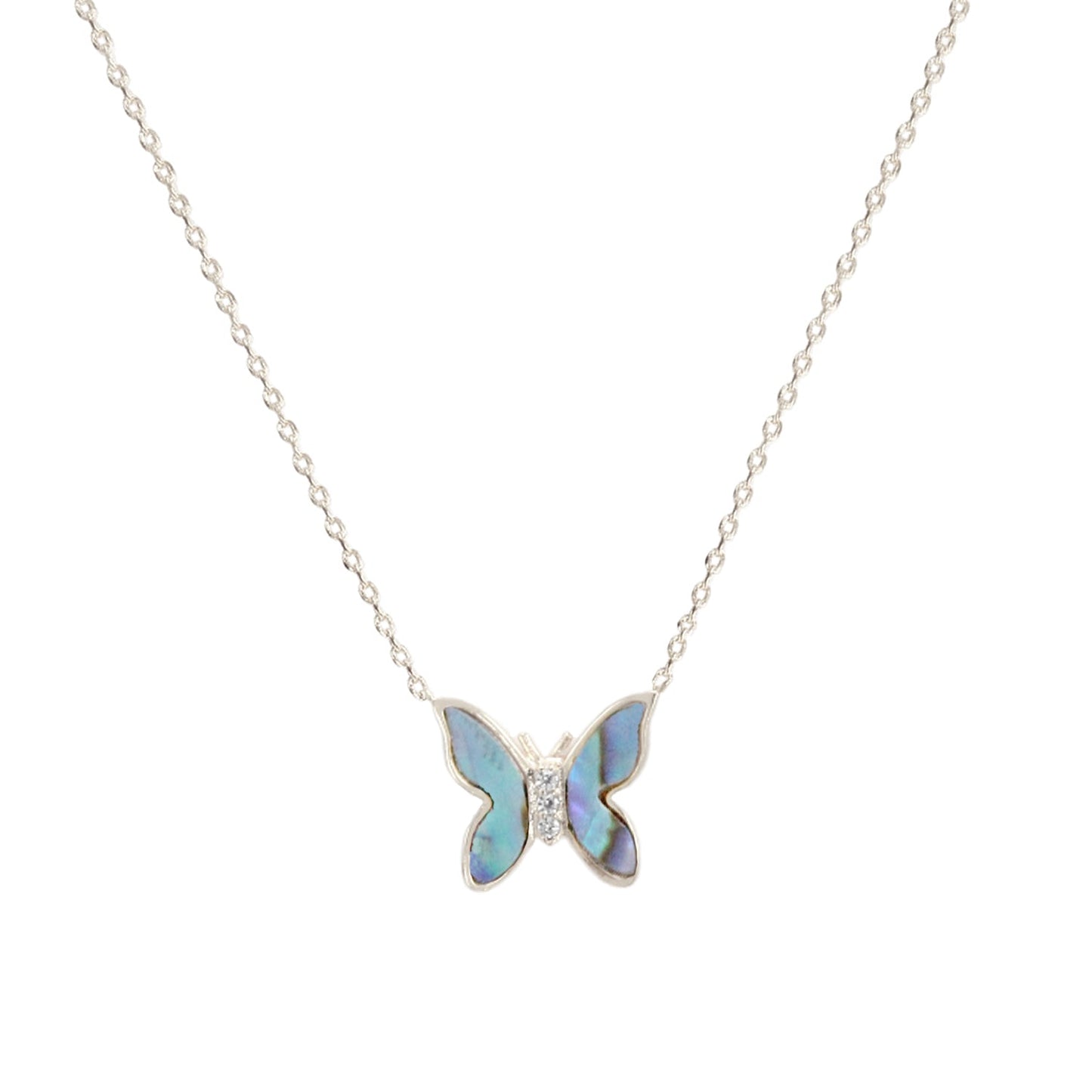 Butterfly Opal Shell Multi Necklace
