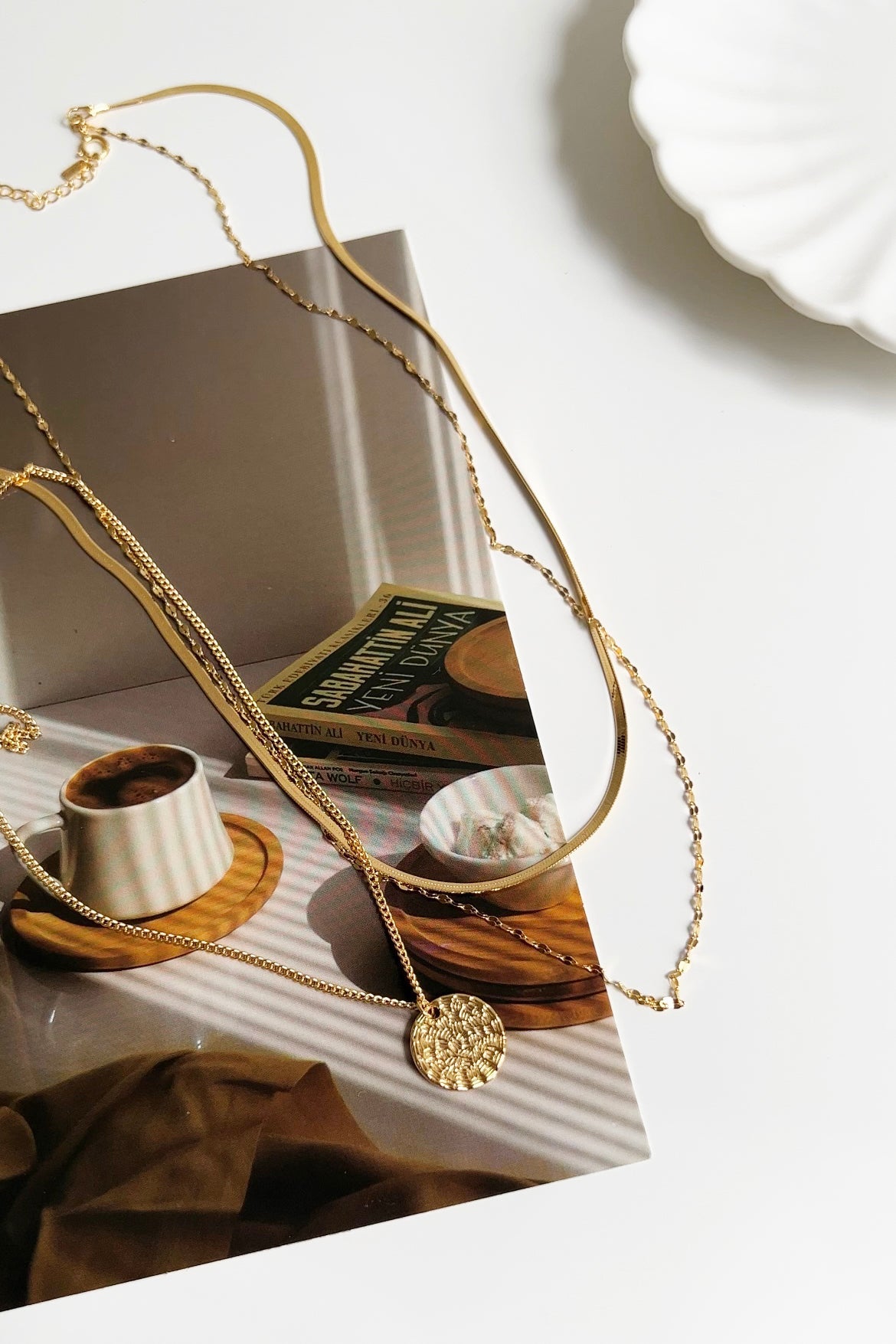 Layered Chain Set Necklace