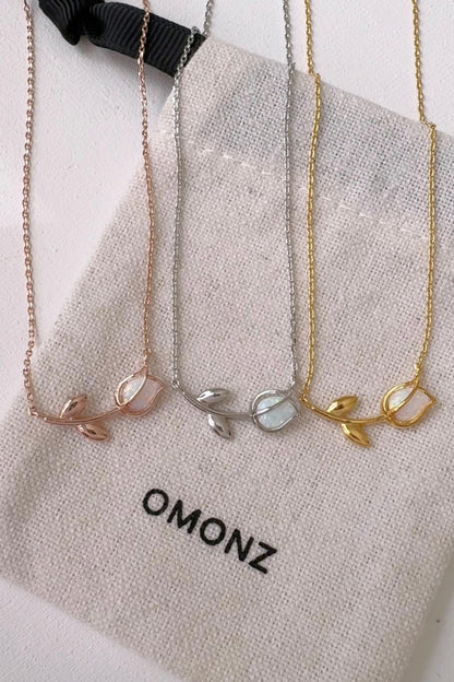 Opal Tulip Wrap Necklace