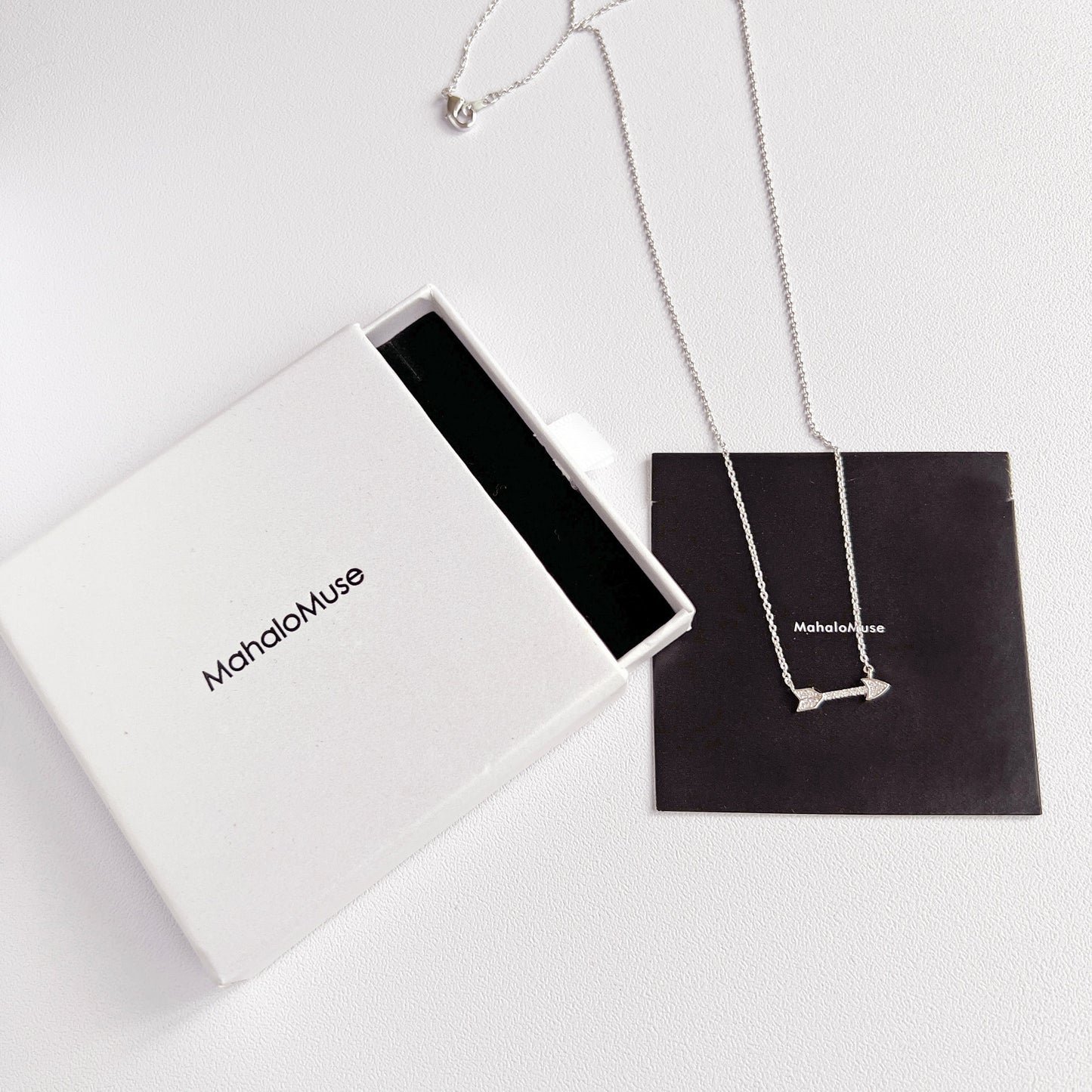 Arrow Cubic Zirconia Pendant Necklace