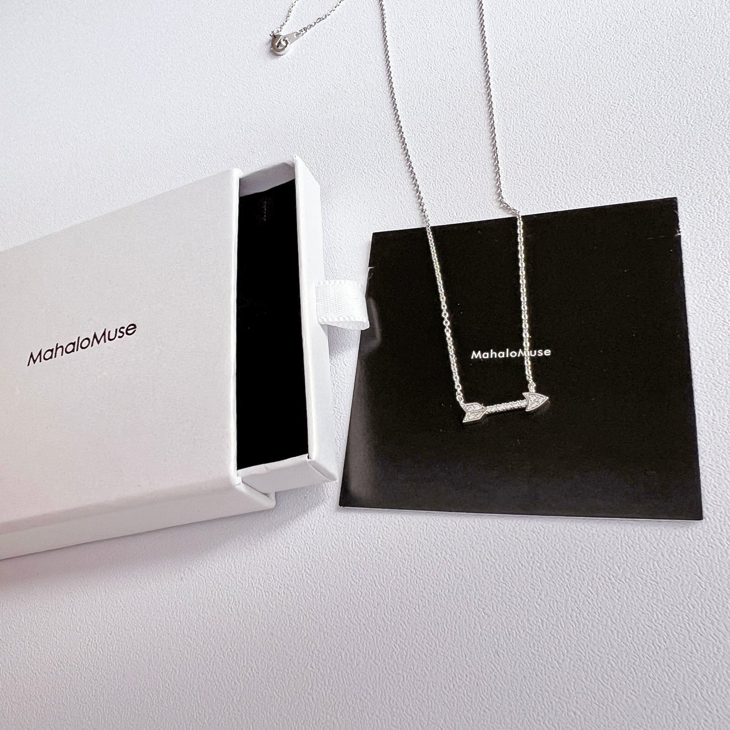 Arrow Cubic Zirconia Pendant Necklace