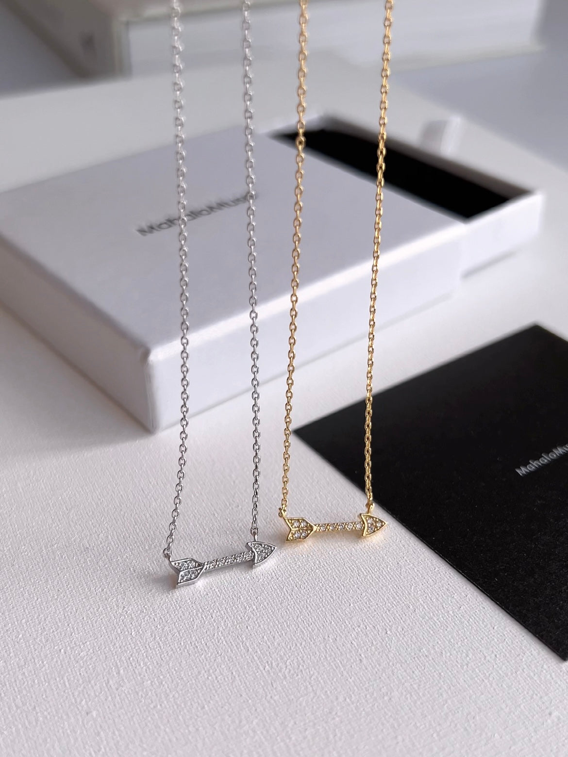 Arrow Cubic Zirconia Pendant Necklace