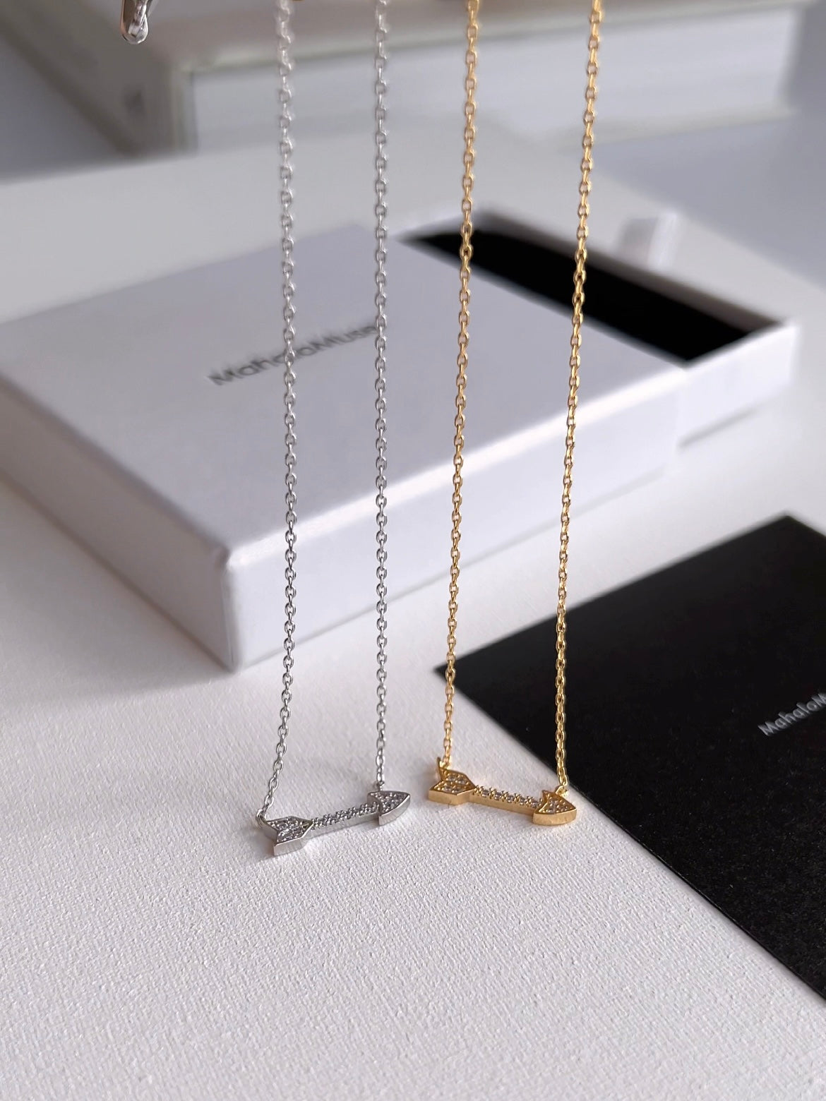 Arrow Cubic Zirconia Pendant Necklace