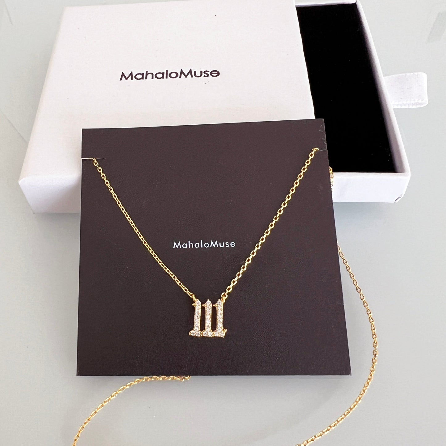 Angel Number Cubic Zirconia Necklace