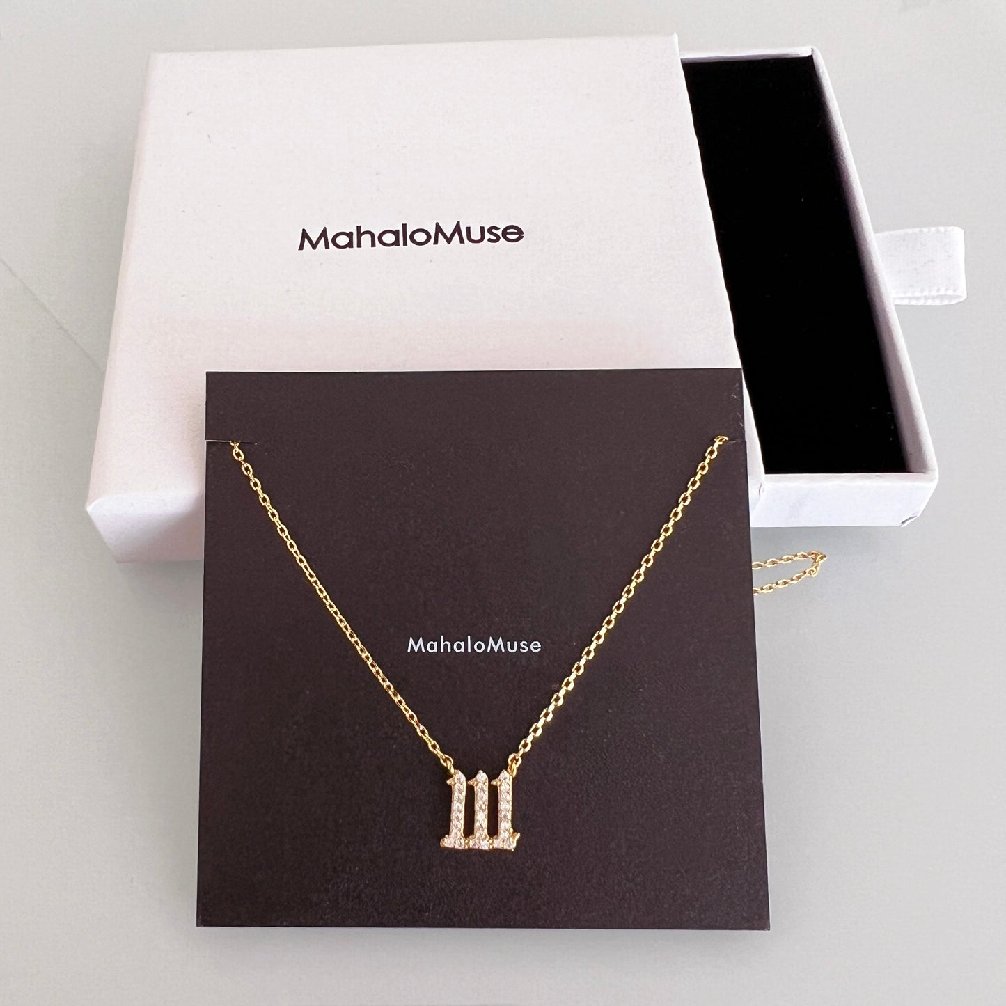 Angel Number Cubic Zirconia Necklace