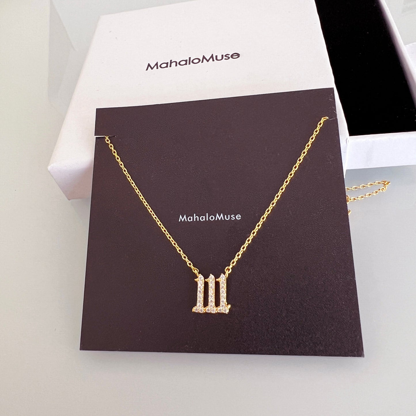 Angel Number Cubic Zirconia Necklace