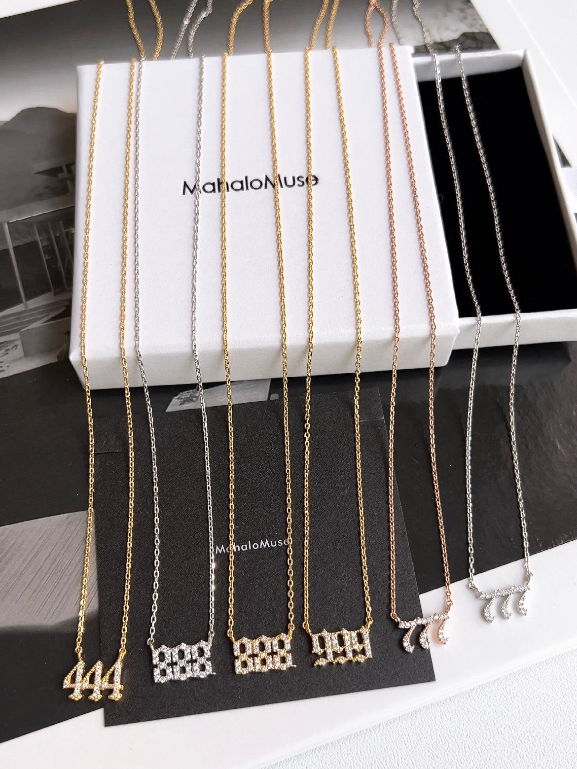 Angel Number Cubic Zirconia Necklace