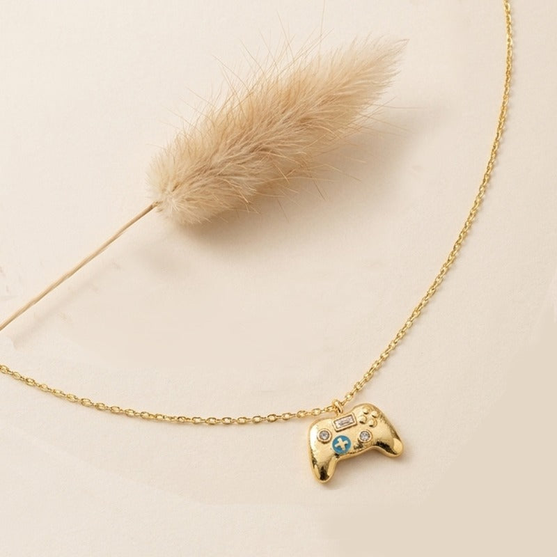 Game Play Controller stick Pendant Necklace