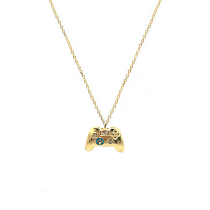 Game Play Controller stick Pendant Necklace