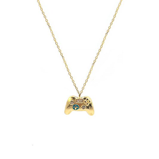 Game Play Controller stick Pendant Necklace